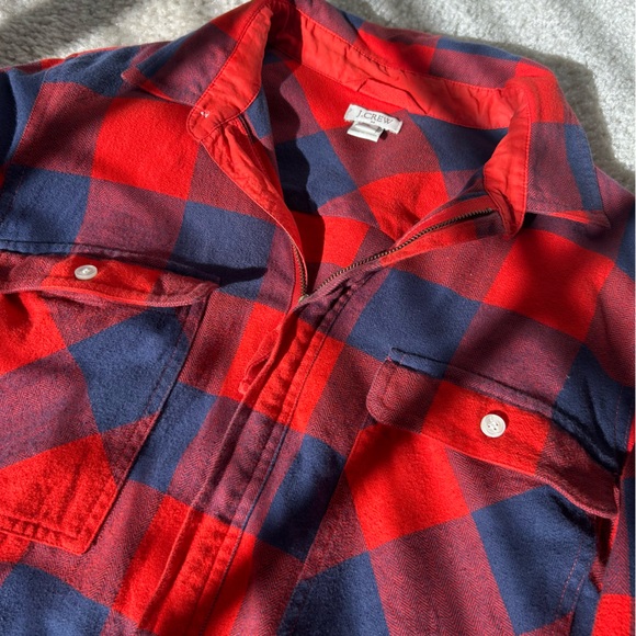 Navy/Red cotton half zip - Picture 7 of 7